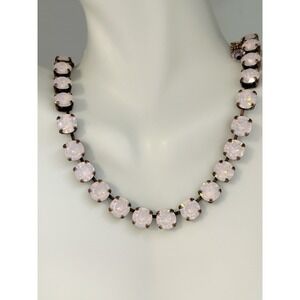 Valentine Cup Chain Necklace Pink Cup Chain‎ Tennis Necklace Pastel Necklace